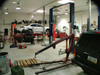 The shop area is where all of the mechanical work is done.